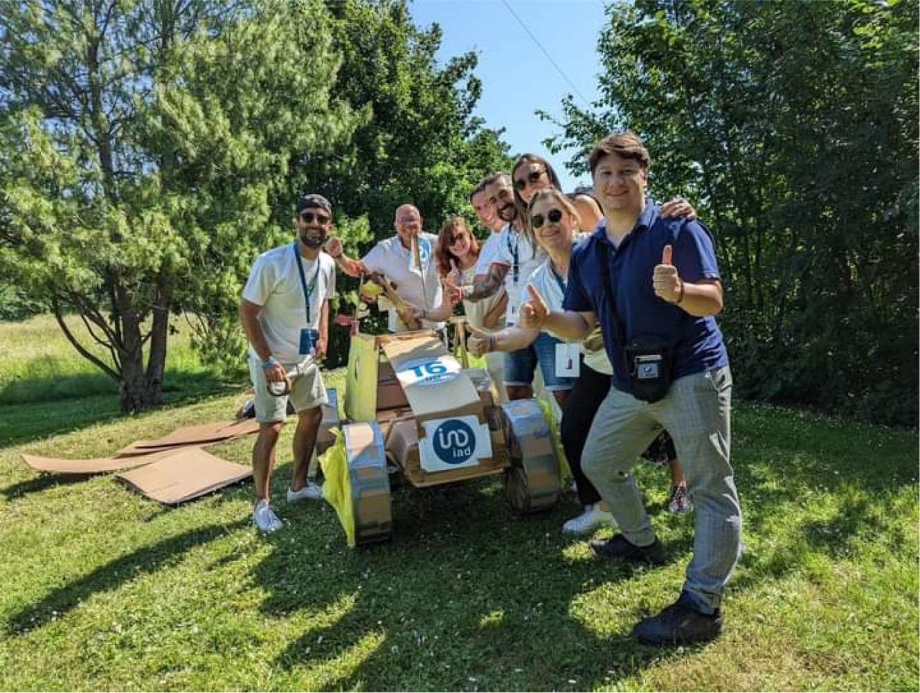 Création de voiture en team building